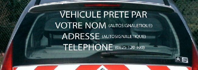 Personnalisation en ligne de lunettes arrières Autosignalétique Personnalisation de lunette arrière en adhésif chez Autosignalétique