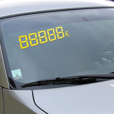 Lettrage adhésif automobile en vente chez Autosignalétique