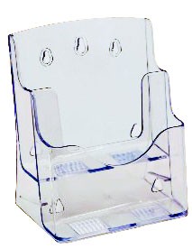 Présentoir A5 de comptoir en vente chez Autosignalétique Présentoir plexiglas A5 2 compartiments ASK154 en vente chez Autosignalétique