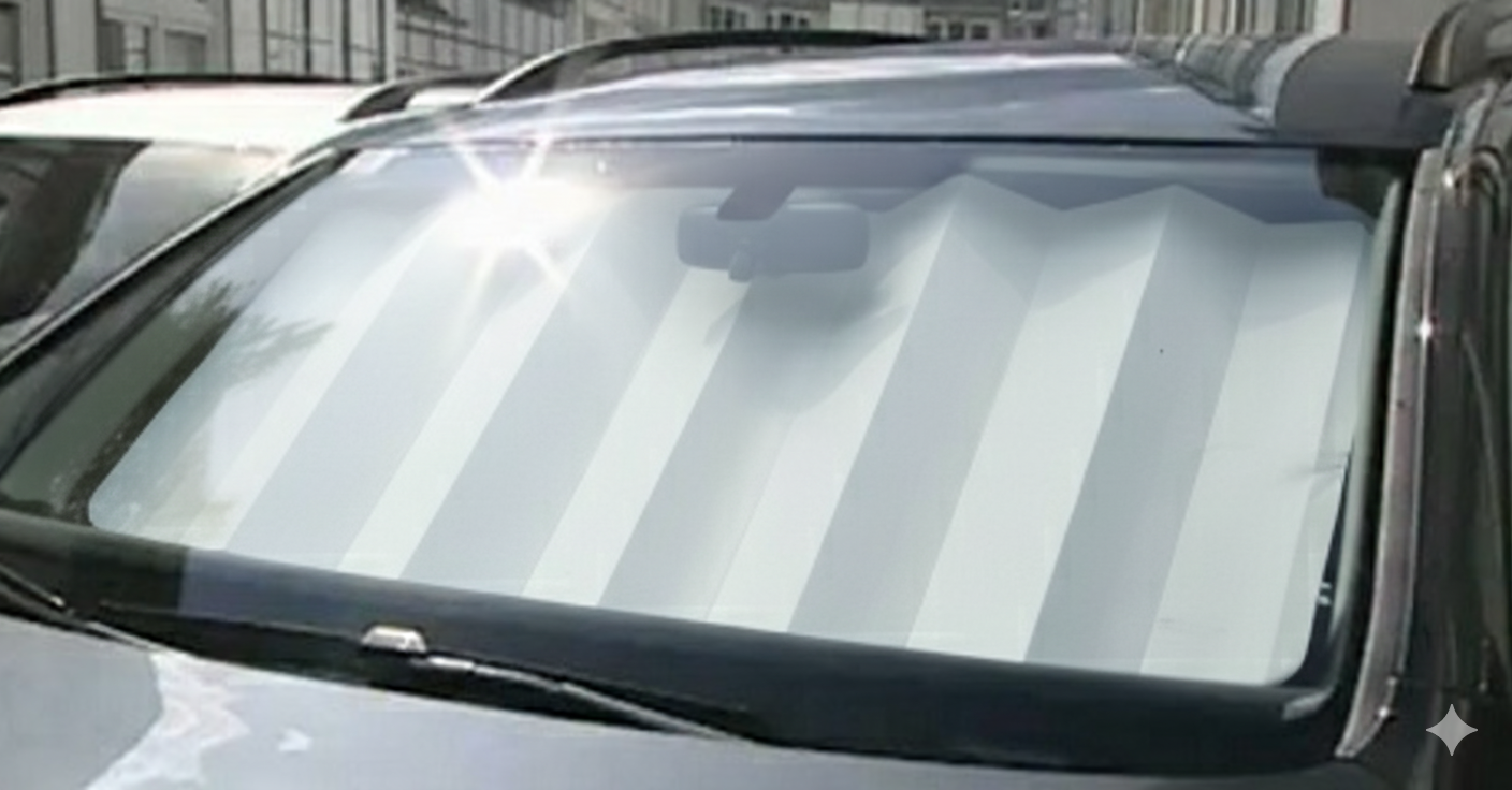 Panneau pare-brise vitraflash personnalisable fond blanc - Autosignaletique