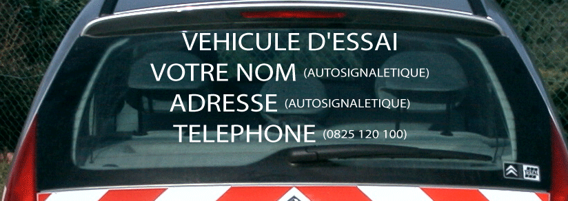 Autocollant personnalisé 