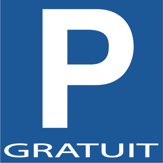 Panneau parking gratuit alu 3 mm - Autosignal&eacute;tique