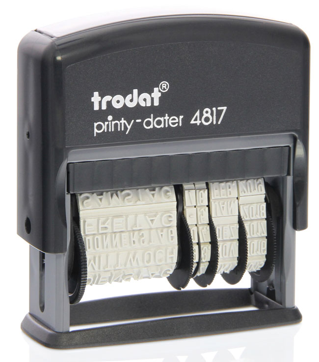 Tampon dateur printy jour entier 4817b - Autosignal&eacute;tique
