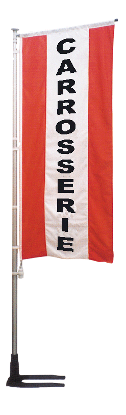 Kit mat drapeau carrosserie : balisage atelier B2B | AS