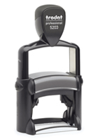 Tampon encreur trodat 5203 avec empreinte 5 lignes - Autosignalétique