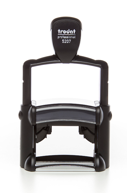 Tampon encreur trodat 5207 avec empreinte 9 lignes - Autosignal&eacute;tique