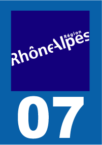 Autocollant plaque immatriculation rhône alpes 07 ardèche - Autosignaletique