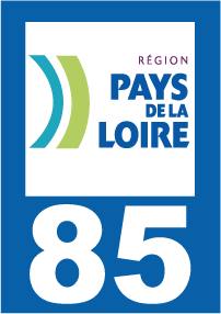 Autocollant plaque immatriculation pays de la loire 85 vendée - Autosignalétique