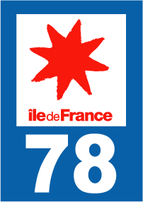 Autocollant plaque immatriculation ile de france 78 yvelines - Autosignalétique
