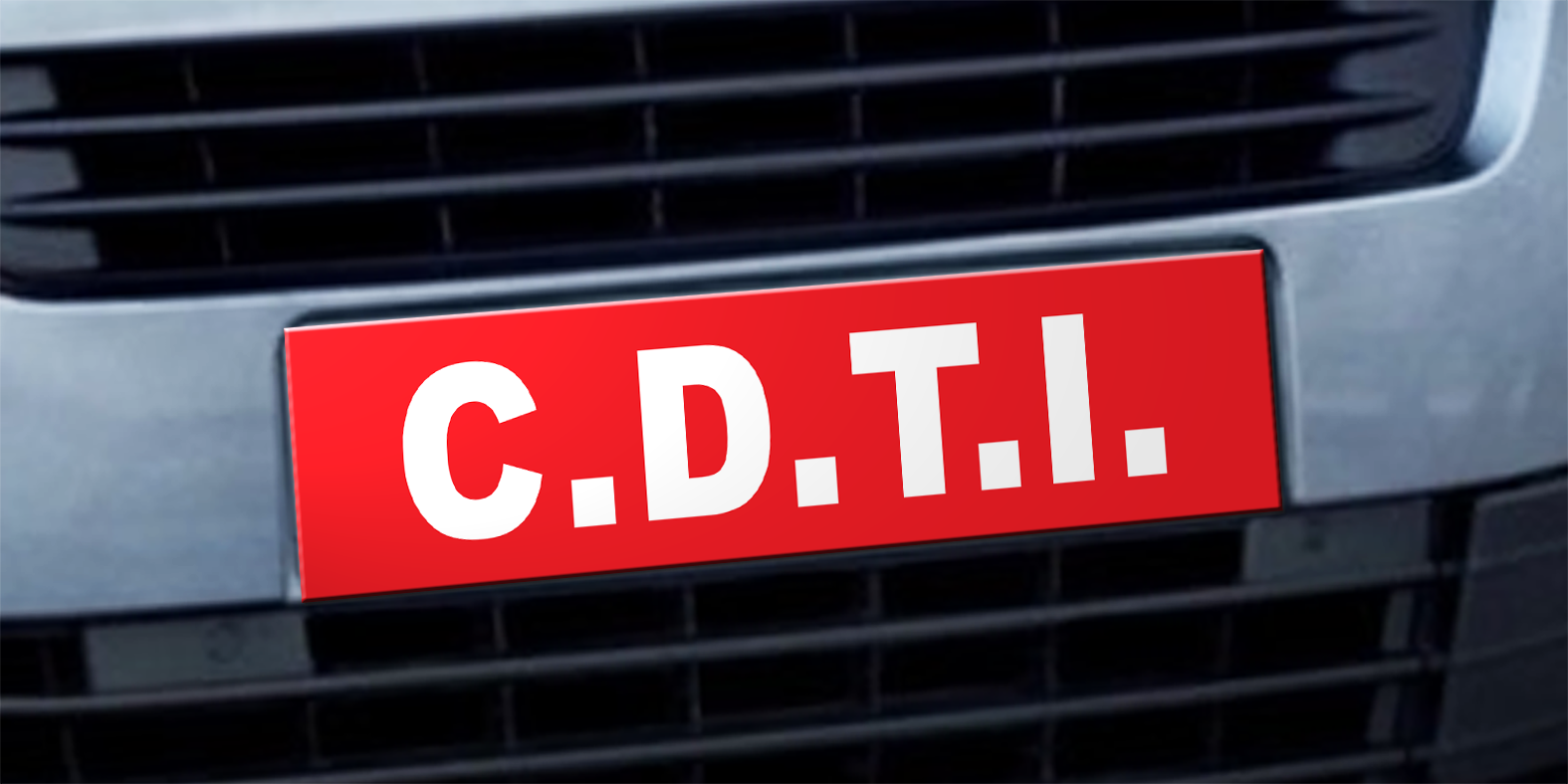 Cache plaque d'immatriculation avantage cdti - Autosignalétique