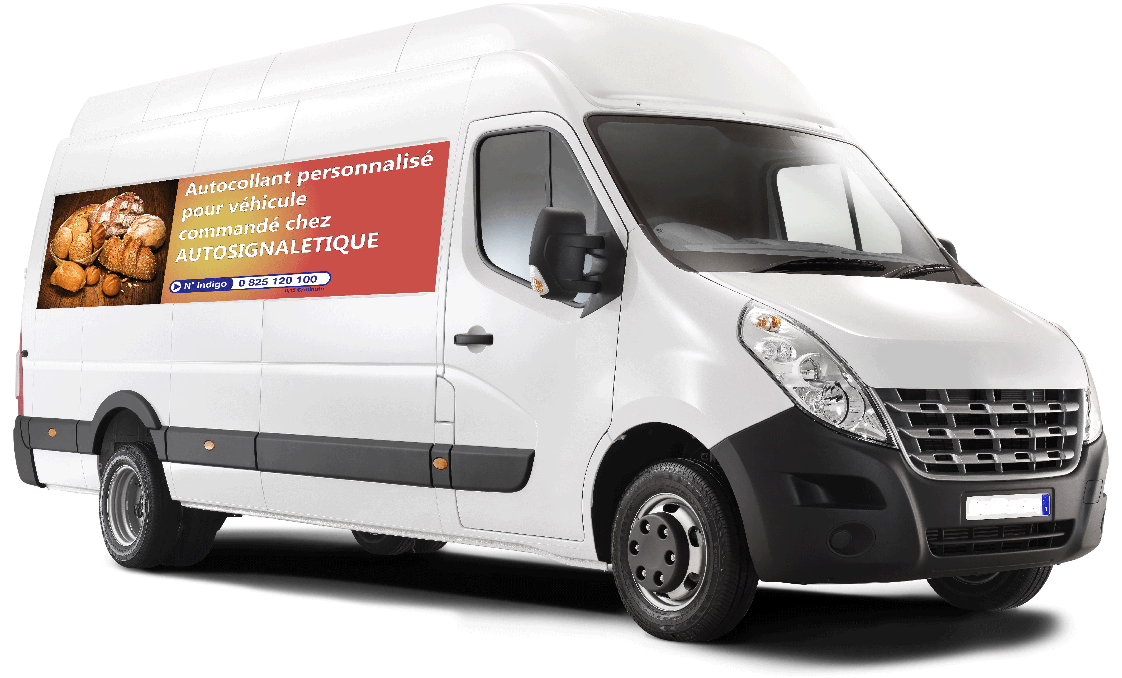 Kit autocollants publicitaires personnalisés pour véhicule utilitaire grand format - Autosignalétique