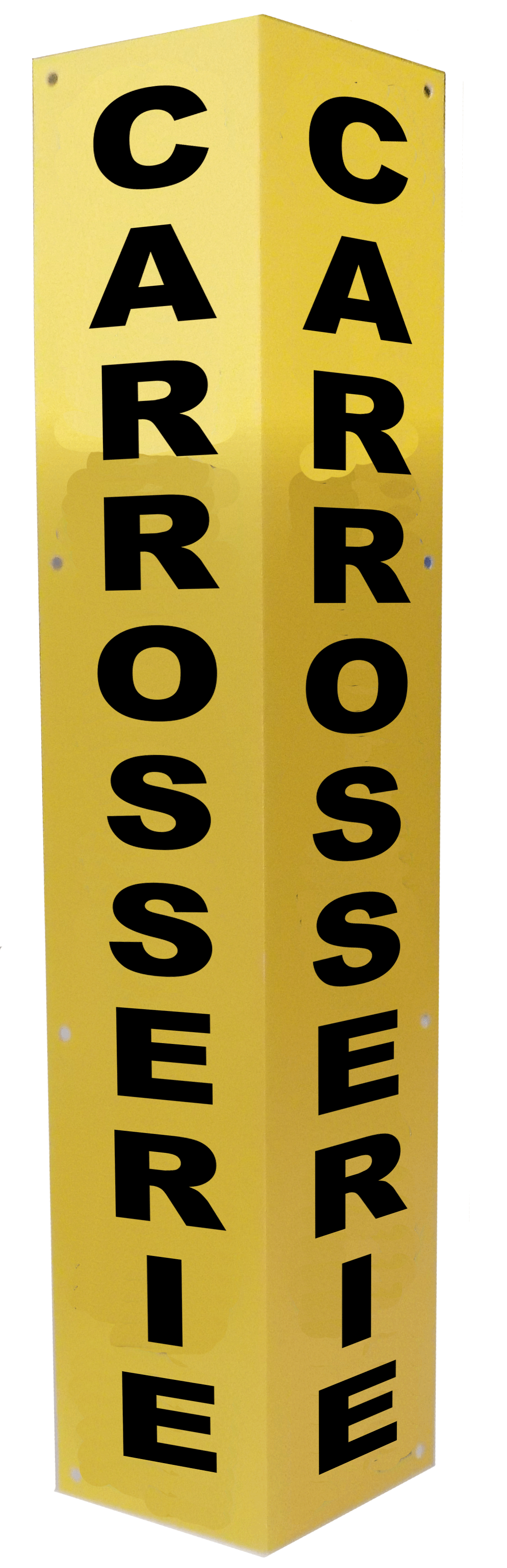 Totem de clôture carrosserie - Autosignal&eacute;tique