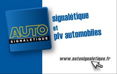 Autocollant personnalisé 10 x 5 cm - Autosignal&eacute;tique