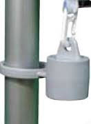 Contrepoids de mâts télescopiques - Autosignal&eacute;tique