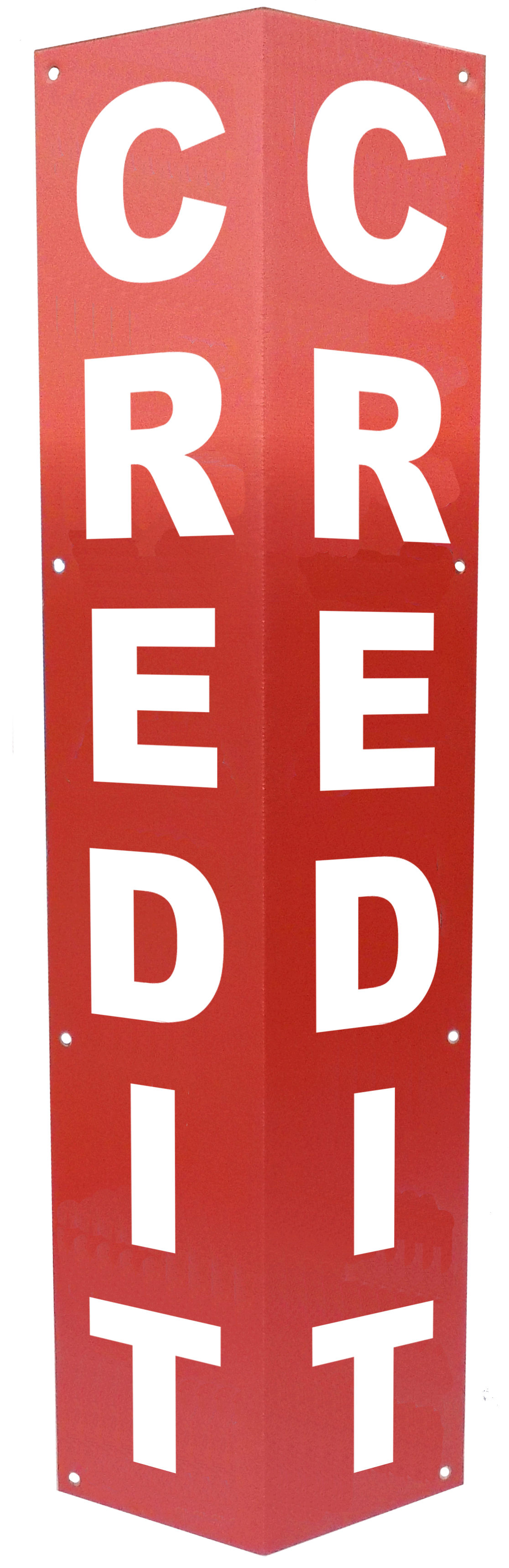 Totem de clôture credit - Autosignal&eacute;tique