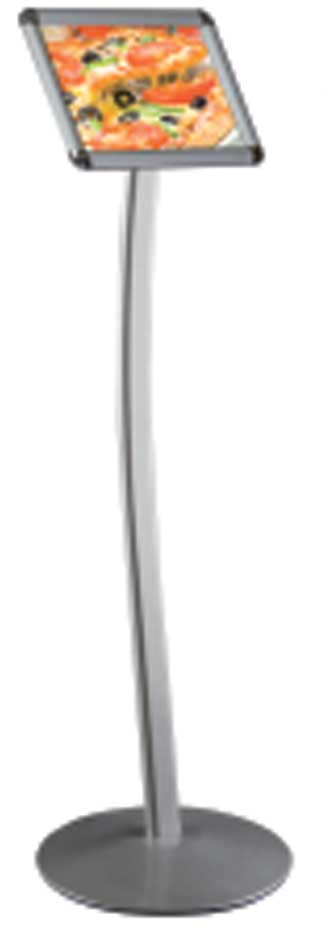 Présentoir de visuel a4 paysage curv4 - Autosignalétique