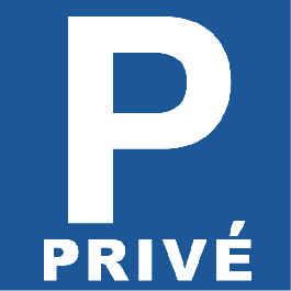 Goodvia Panneau Parking Privé Aluminium Réfléchissant | FindTheDeal