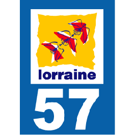 Autocollant 57 département La Moselle - Autosignalétique