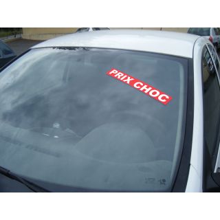 Autocollant Avantage rouge Prix Choc