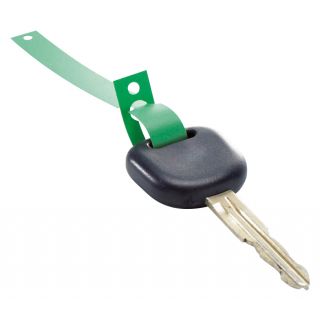 Porte clés HDPE vert avec clé
