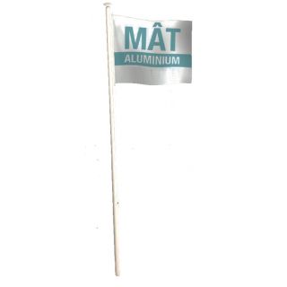 Mât aluminium 9 m complet