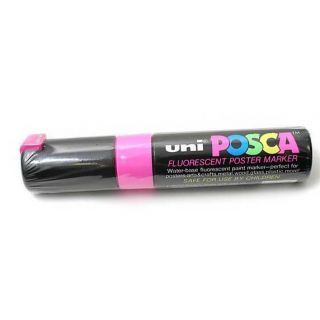 Marqueur rose fluo pour pare bise et vitrage