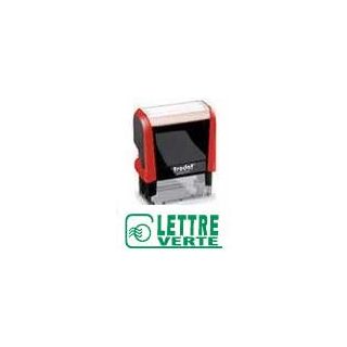 Tampon encreur x-print lettre verte