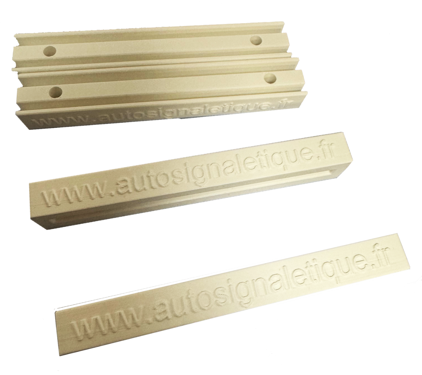 Fixe-plaque blanc professionnel clips reutilisable pour vehicule exposition concession