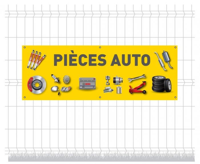 Banderole Volvo - Affiche PVC - Déco Garage Atelier - Vintage - Made In France