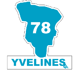 Autocollant 78 département des Yvelines