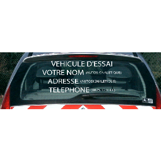 Autocollant personnalisé