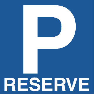 Autocollant Parking Réservé