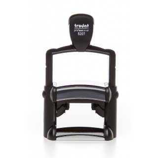 Tampon encreur Trodat 5207 avec empreinte 9 lignes