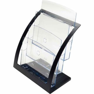 Présentoir A4 plexiglas 3 compartiments CONTBLK