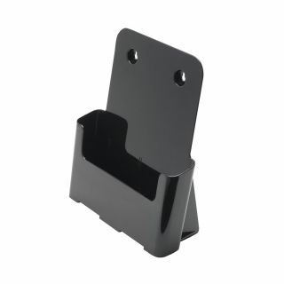 Présentoir A4 1 compartiment noir AS1BLK770 de travers