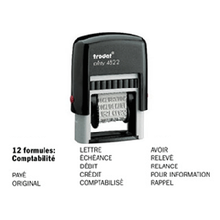 Tampon encreur printy multiformules comptabilité 4822b