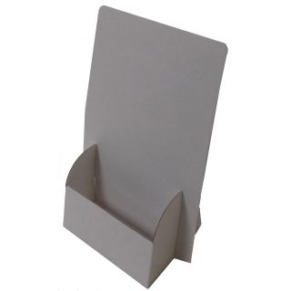 Présentoir de comptoir A4 carton CAARA4 vierge de côté gauche