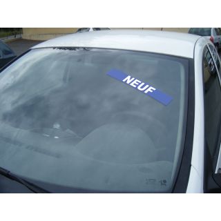 Autocollant pare brise neuf
