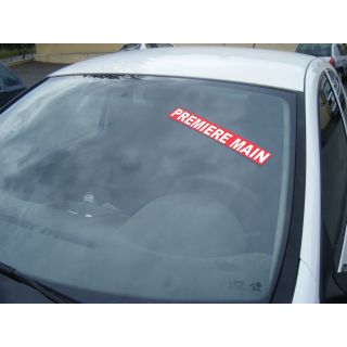 Autocollant Avantage rouge Première Main