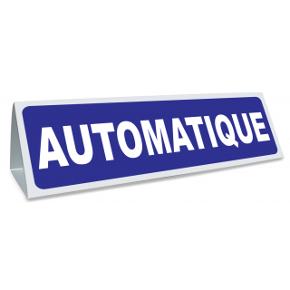 Triangle magnétique de toit Automatique coloris bleu