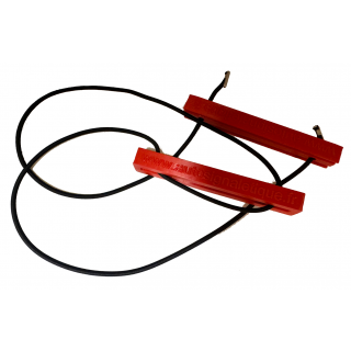 fixe plaque professionnel avec embouts rouge