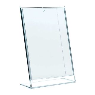 Présentoir de visuel A4 plexiglas de comptoir ICLIN210