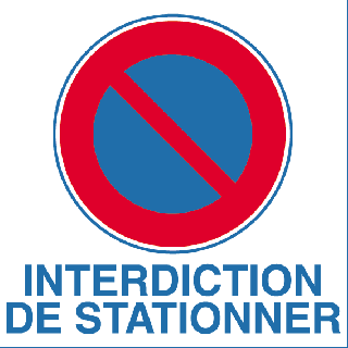 Panneau PVC interdiction de stationner 2