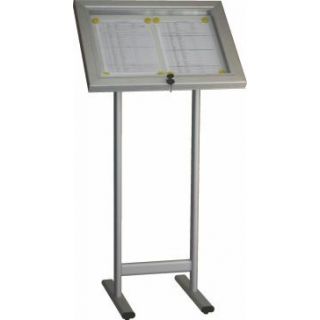 Vitrine sur pied DOC2A4INCLIN