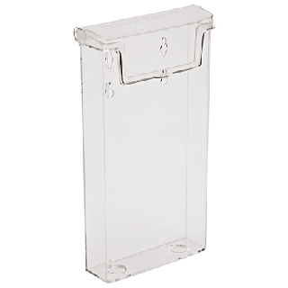 Présentoir mural 1/3 A4 avec couvercle