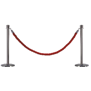 Poteaus de balisage à corde AS923 reliés