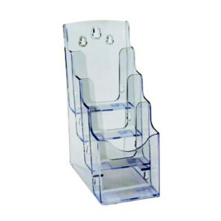 Présentoir A6 plexiglas 4 compartiments ASK152