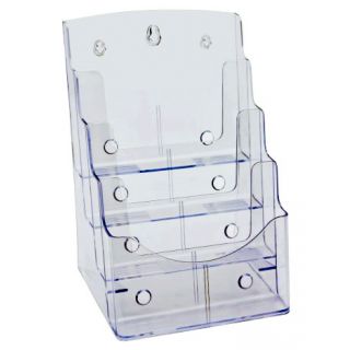 Présentoir A4 plexiglas 4 compartiments ASK159