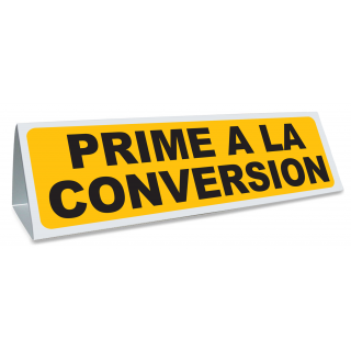 Triangle magnétique de toit prime à la conversion coloris jaune et noir