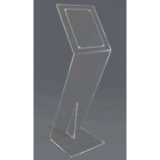 Présentoir A4 plexiglas sur pied SCOP3